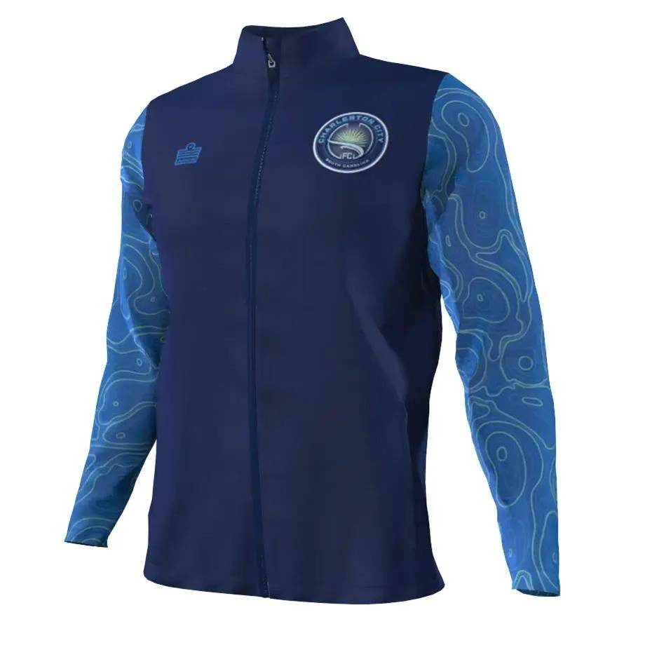 Charleston City FC navy full zip jacket